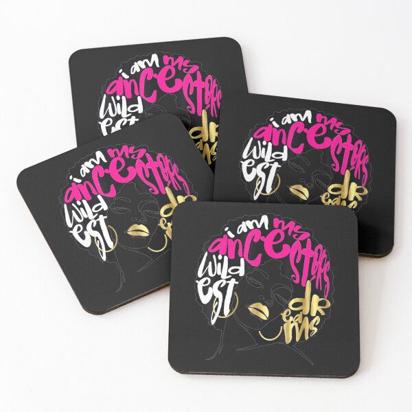 Item preview, My Ancestors Dreams Hot Pink Black Girl Magic designed and sold by PatrykOlszewski.