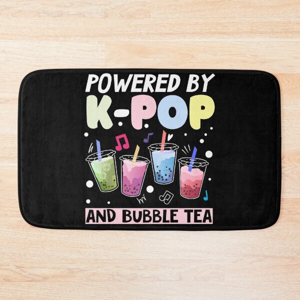 Item preview, Powered by K Pop and Bubble Tea designed and sold by azmndesigns.
