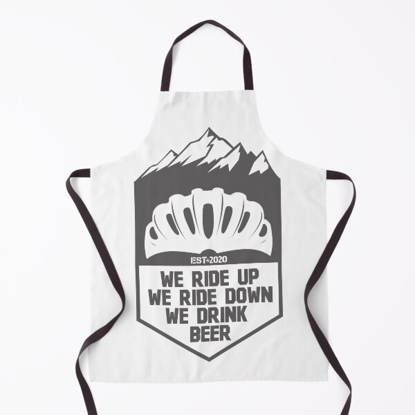 Item preview, We go up, we go down and we drink beer Mountain Bike designed and sold by LivingItFunky.