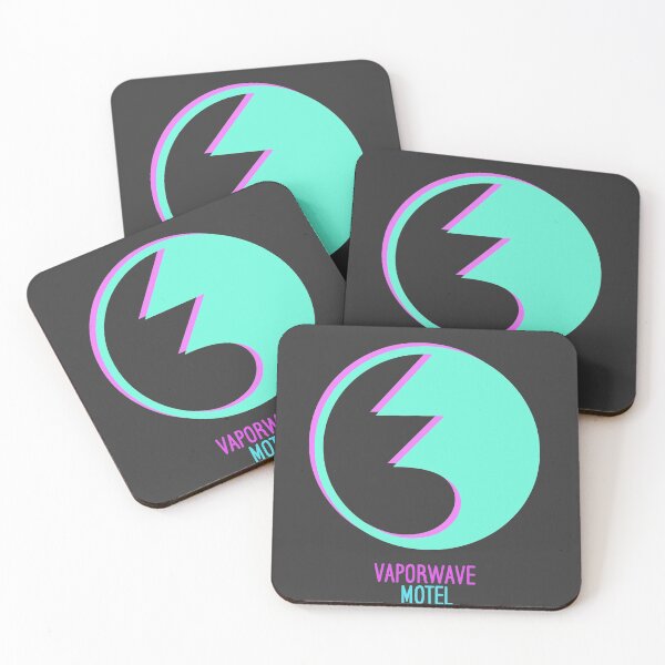 Item preview, Vaporwave Motel Pink and Mint Logo designed and sold by Chubuter.