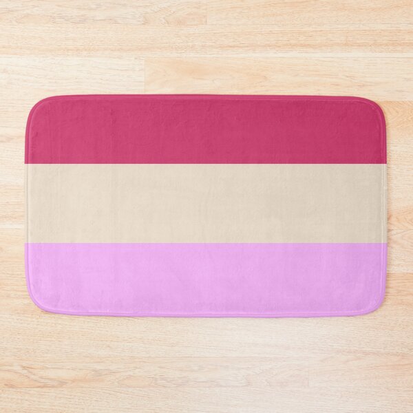 Item preview, RASPBERRY SORBET - BUTTERCREAM - LIGHT PINK - 3 STRIPES PATTERN BY OZCUSHIONSTOO - CANDY THEME designed and sold by ozcushionstoo.