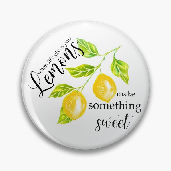 Item preview, SHORT MOTIVATIONAL QUOTE, when life gives you lemons designed and sold by latiendadearyam.