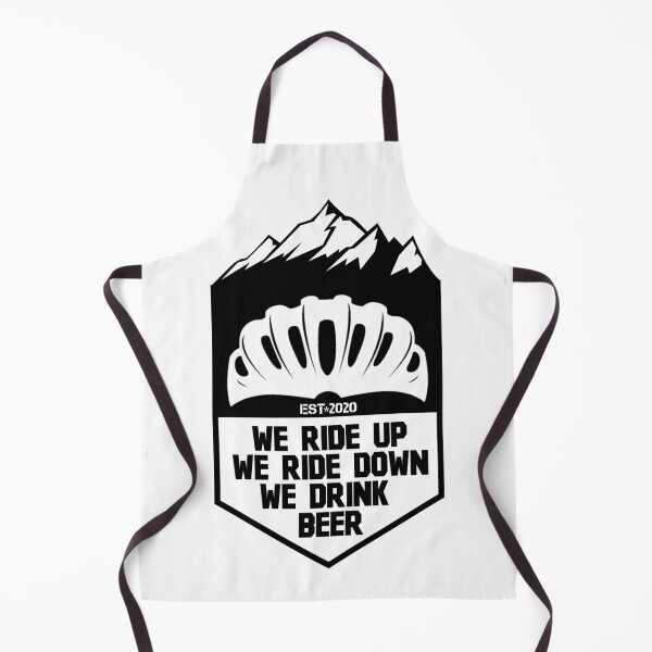 Item preview, We go up, we go down and we drink beer Mountain Bike designed and sold by LivingItFunky.