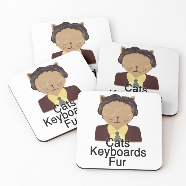 Item preview, Dwight Kitty Schrute designed and sold by Dark Angel Graphics.