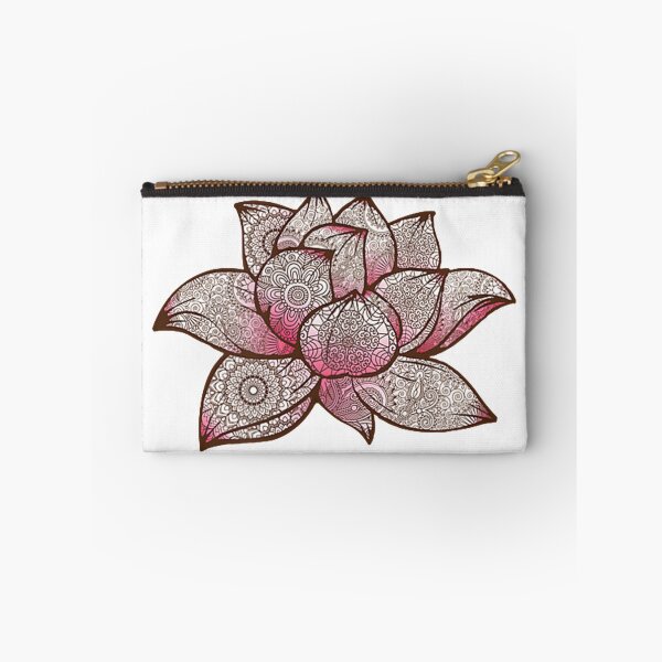 Item preview, Grey namaste mandala lotus watercolor designed and sold by linhkaphung.
