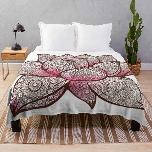 Item preview, Grey namaste mandala lotus watercolor designed and sold by linhkaphung.