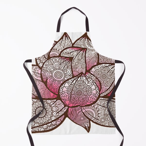 Item preview, Grey namaste mandala lotus watercolor designed and sold by linhkaphung.