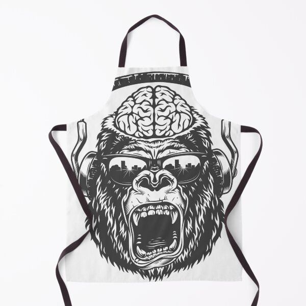 Item preview, Monkey with brain out designed and sold by OnIlustraciones.
