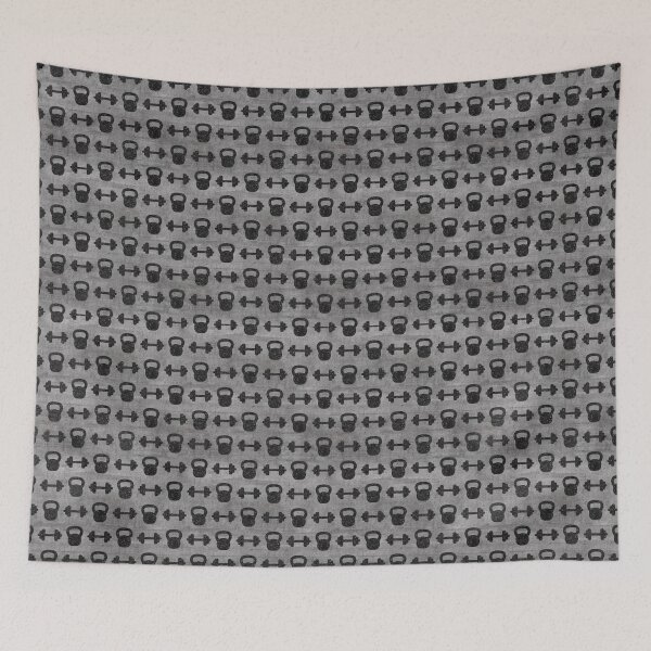 Item preview, kettlebells and dumbbells designed and sold by Nicole Stewart.