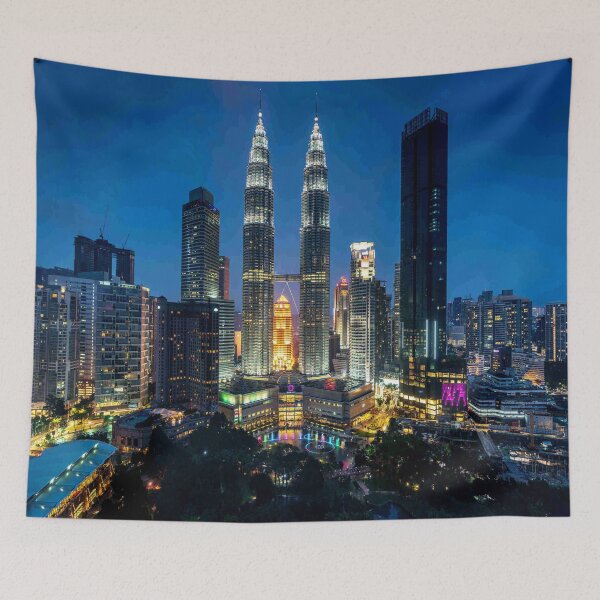 Item preview, Kuala Lumpur City Malaysia designed and sold by triangle-studio.