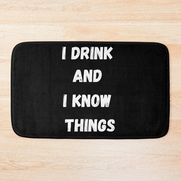 Item preview, I Drink And I Know Things designed and sold by coffeetea2020.