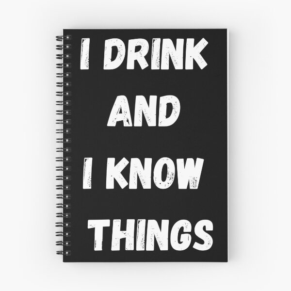 Item preview, I Drink And I Know Things designed and sold by coffeetea2020.