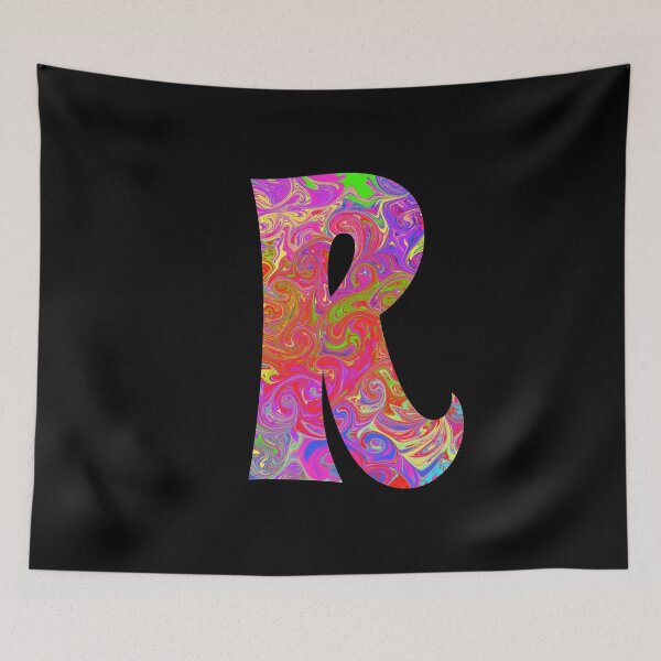 Item preview, Monogram Tie Dye Initial Letter R designed and sold by Lartheviking.