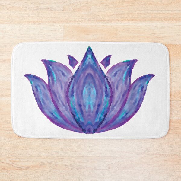 Item preview, Namaste yoga painted lotus flower purple designed and sold by linhkaphung.