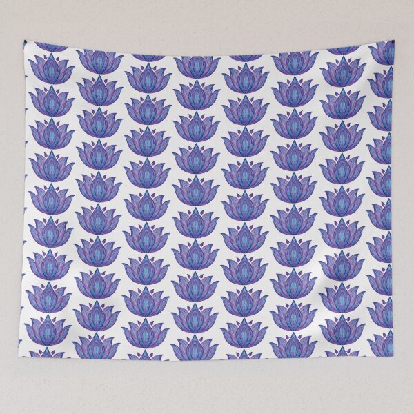 Item preview, Namaste yoga painted lotus flower purple designed and sold by linhkaphung.