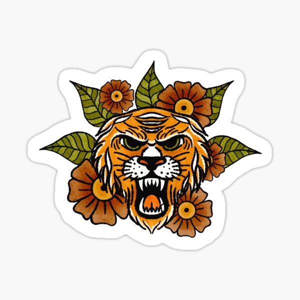 Traditionelles Tiger Tattoo Geschenke Merchandise Redbubble