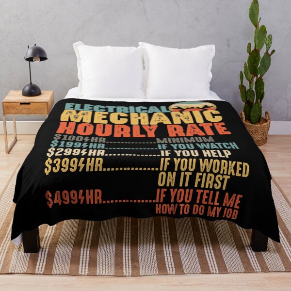 Item preview, Electrical Mechanic Hourly Rate Shirt Funny Electrician Gifts designed and sold by mbybdi.