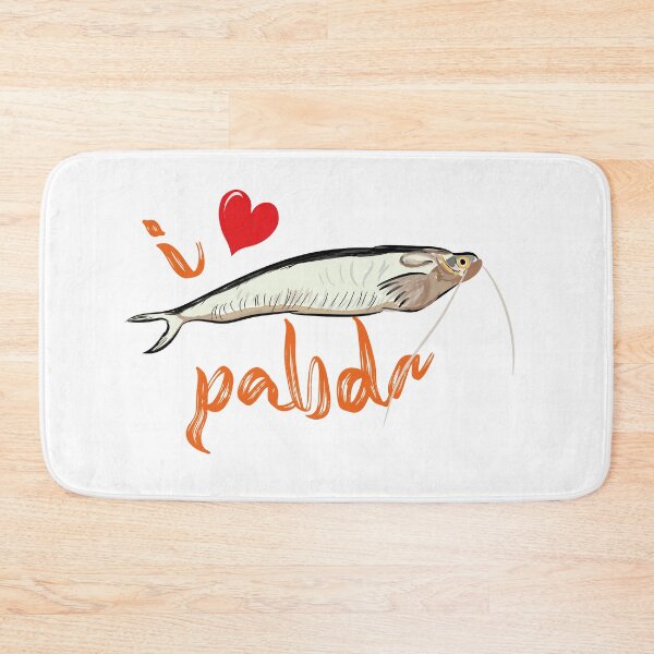 Item preview, I love pabda fish | pabda fish funny t-shirt | I love pabda fish | pabda catfish | ompok catfish  designed and sold by KARTICK DUTTA.