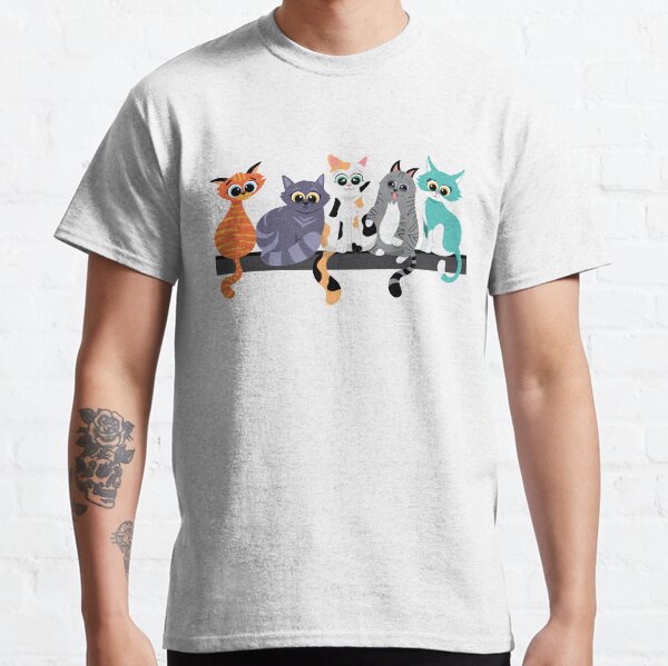 Cats On A Fence Classic T-Shirt