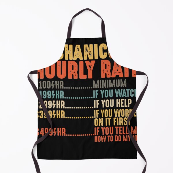 Item preview, Mechanic Hourly Rate Funny Mechanics Gifts For Men Women designed and sold by mbybdi.