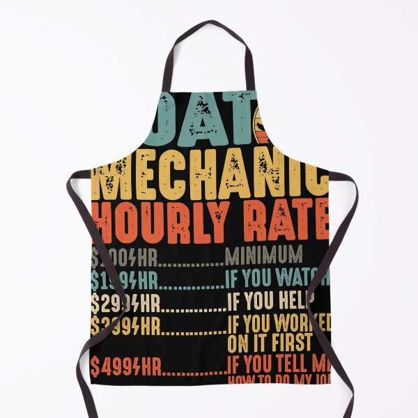Item preview, Boat Mechanic Hourly Rate Shirt Funny Marine Mechanics Gifts designed and sold by mbybdi.