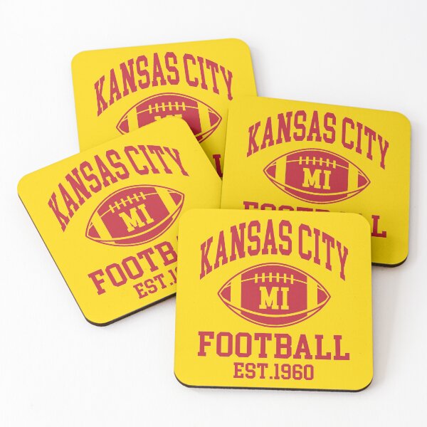 Kansas City Football Supporters Coasters (Set of 4)