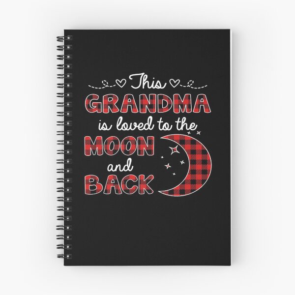 Item preview, Grandma Is Loved To The Moon And Back Buffalo Plaid designed and sold by RosaMapes.