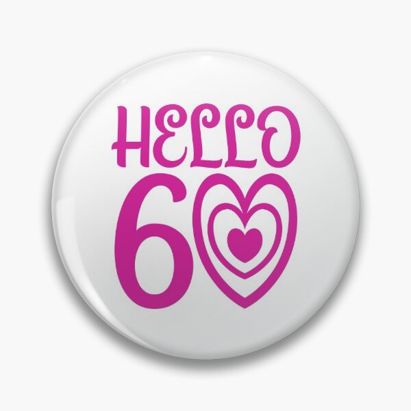 Item preview, Hello 60 designed and sold by wordpower900.