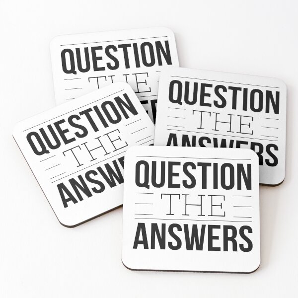 Item preview, Question the Answers designed and sold by Exigius.
