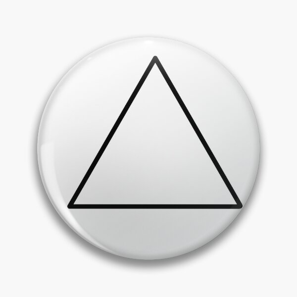 Item preview,  black and white triangle outline designed and sold by RaspberryGreen.