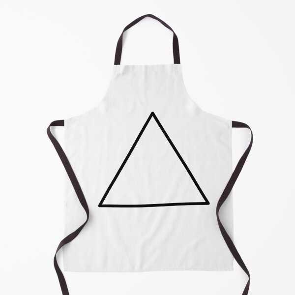 Item preview,  black and white triangle outline designed and sold by RaspberryGreen.