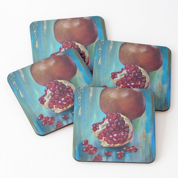 Item preview, Pomegranate. Oil painting. designed and sold by Liss Art Studio.