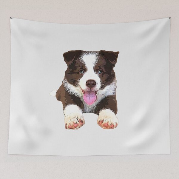 Item preview, Chocolate Brown Border Collie designed and sold by ElegantCat.