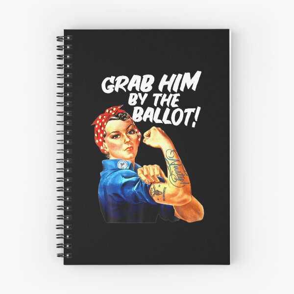 Item preview, Democrat Rosie Riveter Nasty Tattoo Grab Him By The Ballot designed and sold by RosaMapes.