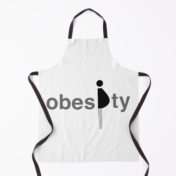 Item preview, Obesity typographic word minimal design, with "i" depicting an obese human designed and sold by Kvyom.