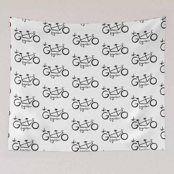 Item preview, We go together - black  designed and sold by Tandem Celebrations.