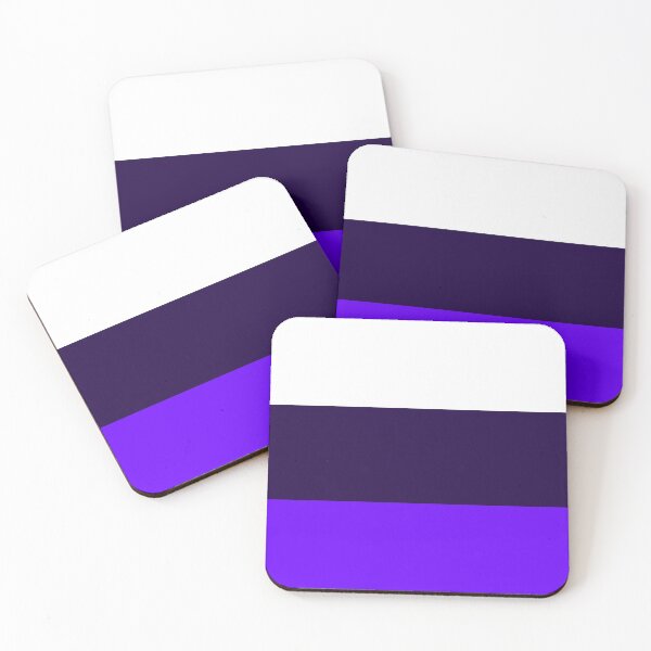 Item preview,  WHITE - DARK PURPLE - BRIGHT PURPLE -  3 STRIPES PATTERN BY OZCUSHIONSTOO - HALLOWEEN THEME  designed and sold by ozcushionstoo.