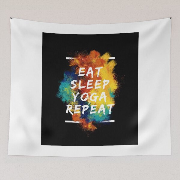 Item preview, Eat sleep yoga repeat designed and sold by Bulewater.