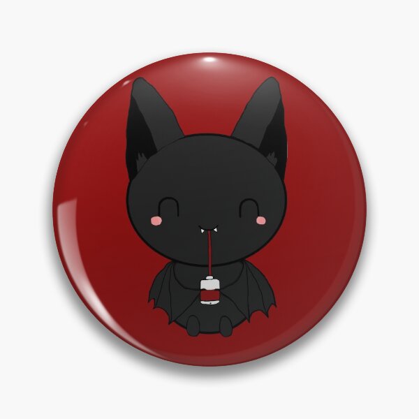 Item preview, Chibi Bat with Blood Bag designed and sold by KarmaRose.