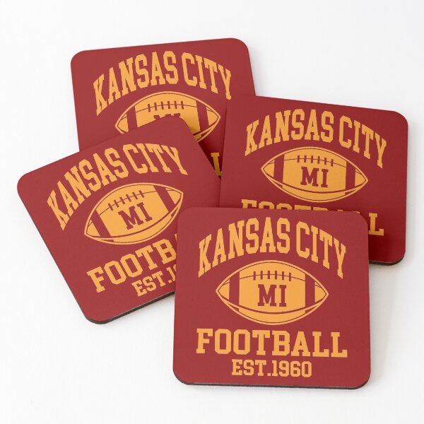 Kansas City Football Supporters Coasters (Set of 4)