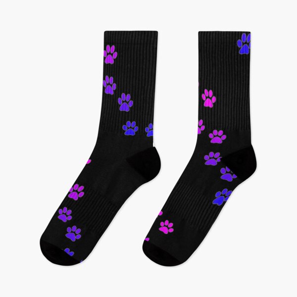 Item preview, Animal paw mask purple blue pink cute cats - paw prints designed and sold by MadandMean.