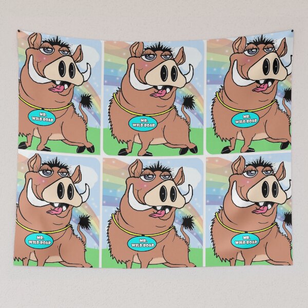 Item preview, Wild Boar designed and sold by Shirley cute art .