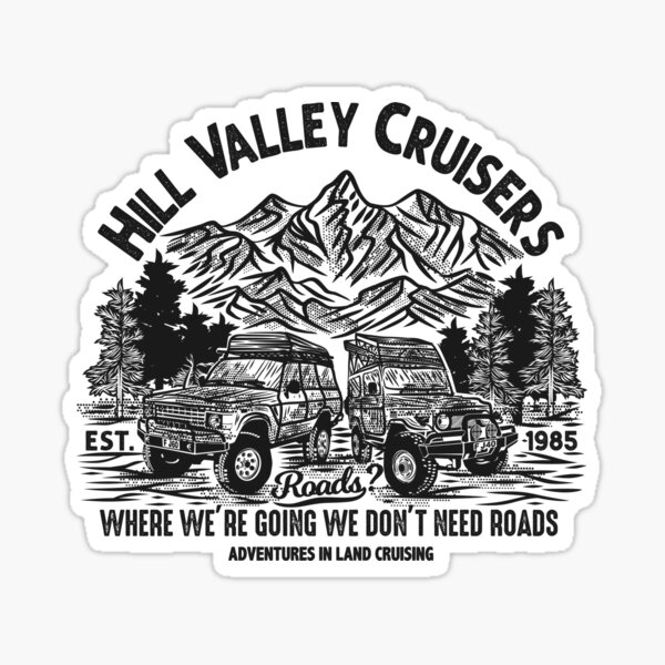 Hill Valley Cruisers Sticker