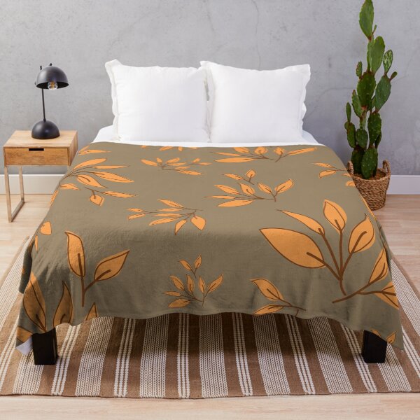 Item preview, Brown leaves decorative pattern designed and sold by HR-the-Chemist.