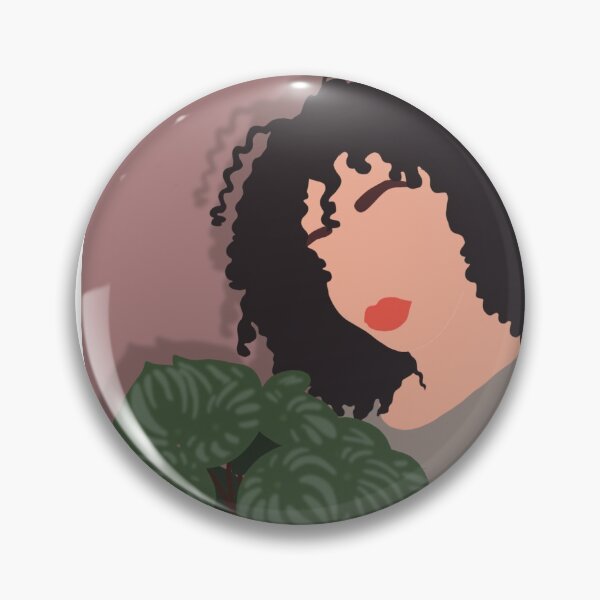 Item preview, Curly girl with plant designed and sold by JohCruz.