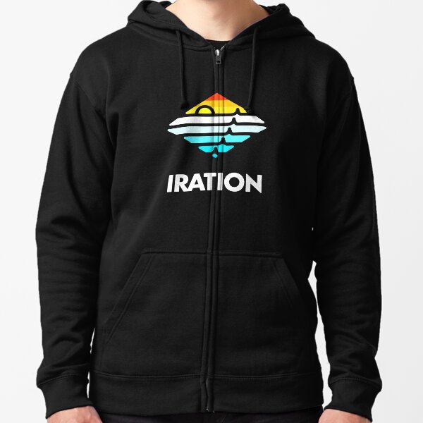 Iration: Mejor grupo musical pop / reggae más popular Sudadera con capucha y cremallera