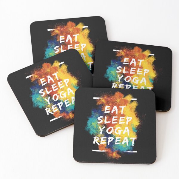 Item preview, Eat sleep yoga repeat designed and sold by Bulewater.