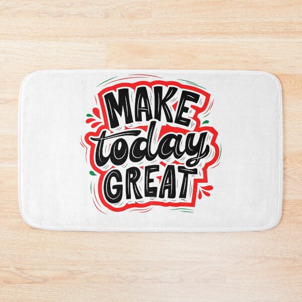 Item preview, MAKE TODAY GREAT - RED AND BLACK designed and sold by OMdesign10.