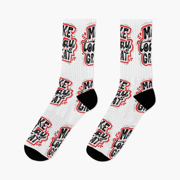 Item preview, MAKE TODAY GREAT - RED AND BLACK designed and sold by OMdesign10.