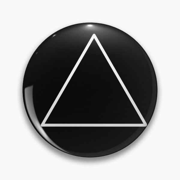 Item preview, black and white triangle outline designed and sold by RaspberryGreen.